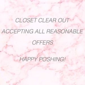 Closet Clear Out! Make Offers!